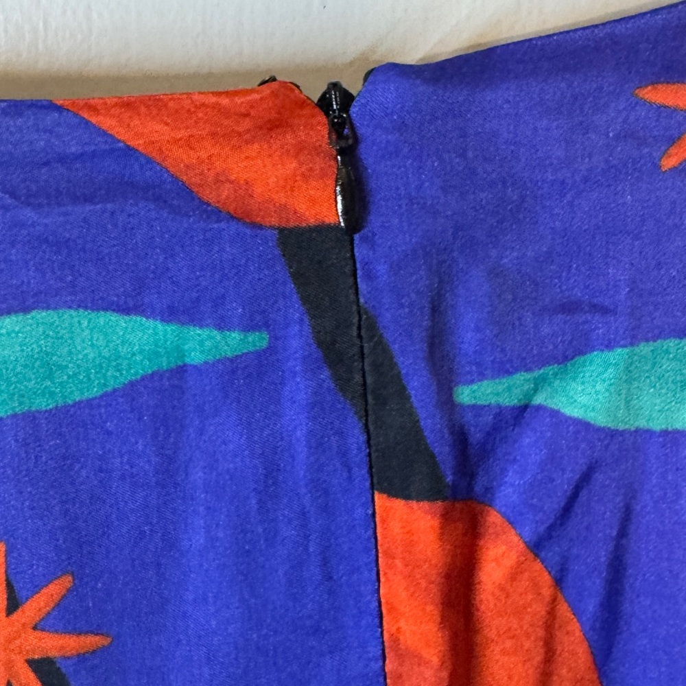 Farm Rio Mystic Jungle Fruit Tropical Boho Faux Wrap Black Jumpsuit Size Small - Picture 15 of 17